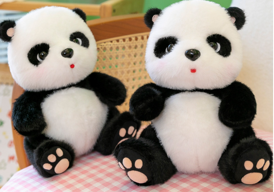 Panda assis 25cm