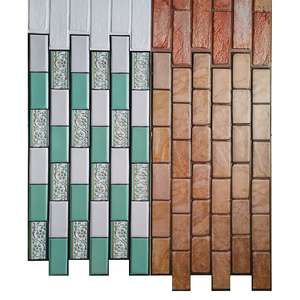 PVC 3D Panel tường 96x48cm không thấm nước và nấm mốc bằng chứng Đỏ Faux gạch 3D tấm Tường cho tường trang trí - Product Image 5