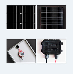 120W 18v中国户外太阳能模块系统半电池太阳能电池板550W家用太阳能电池板最大功率 - Product Image 4