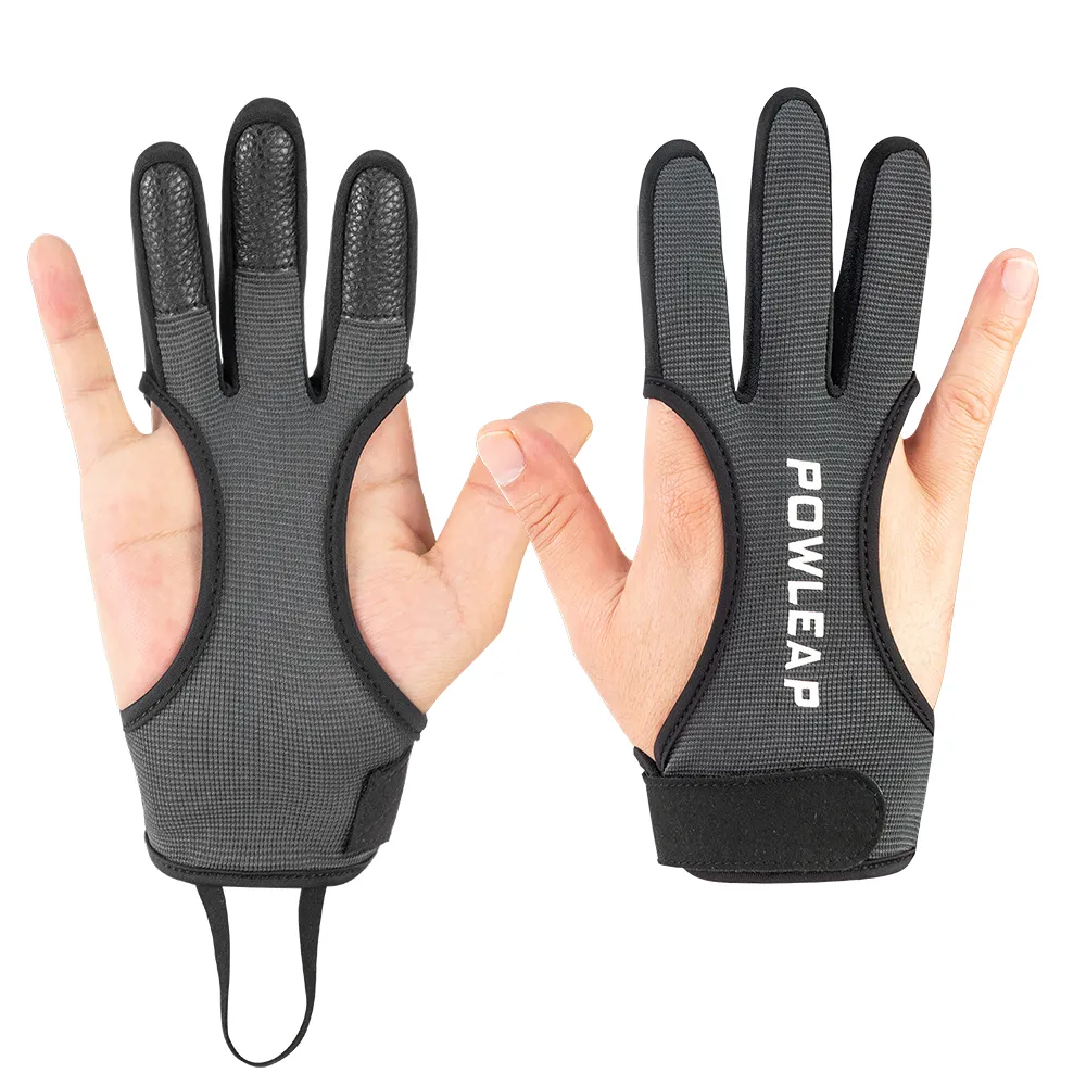 Guantes antideslizantes de tiro con arco, para mano izquierda y derecha, transpirables, cómodos, proveedores de guantes