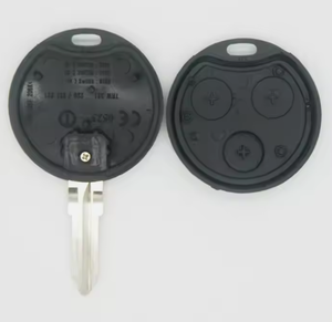 Astuta Fortwo chiavi del veicolo di ricambio a 3 pulsanti a chiave dritta per telecomando chiave auto custodia di ricambio - Product Image 2