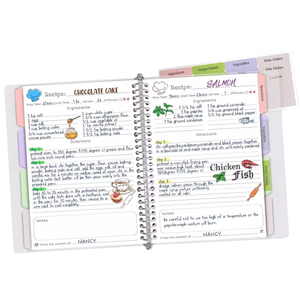 8.5\&quot; X 11\&quot; Personal Blank Recipe <strong>Notebook</strong> Custom Recipe Book to Write in <strong>Your</strong> <strong>Own</strong> Recipes - Product Image 5