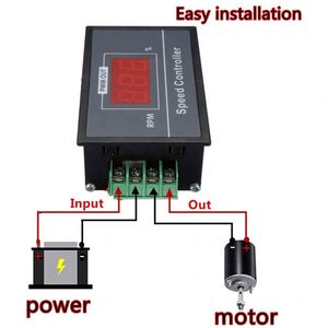 <strong>PWM</strong> <strong>Motor</strong> <strong>Speed</strong> <strong>Controller</strong> 6V 12V 24V 48V Pulse Width Modulation Regulator Stepless Variable <strong>Speed</strong> Forward - Product Image 5