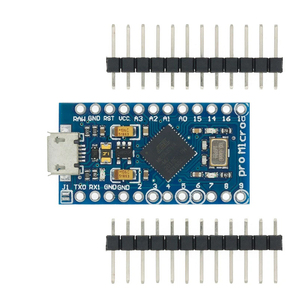 100PCS Pro Micro ATmega32U4 5V 16MHz Replace ATmega328 ATMega 32U4 Pro Mini With 2 Row Pin <strong>Header</strong> - Product Image 5