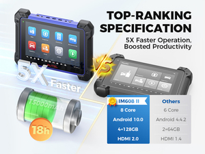 Autel im608II programmatori chiave auto tester scanner diagnostico multi-marca automotive scaning tool super multi veicolo tablet