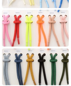 Cuerda Elástica redonda de colores para ropa, cordón de 3mm -5mm, de poliéster envuelto en varios colores - Product Image 5
