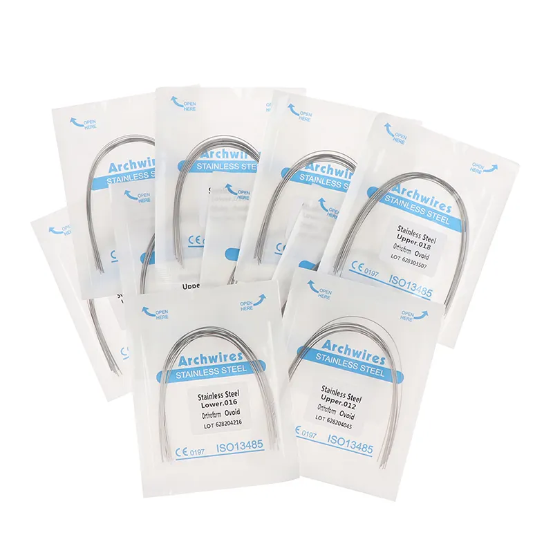 Dental Orthodontic Archwires Ovoid Form Stainless Steel Arch Wire