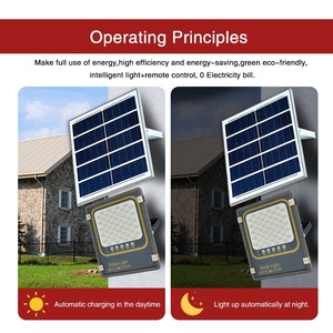 <span class=keywords><strong>Alphalux</strong></span> Đèn Tường Ngoài Trời Cảm Biến Chuyển Động Sân Vận Động Mỏng IP65 Thân Thiện Với Môi Trường Đèn Pha <span class=keywords><strong>LED</strong></span> Năng Lượng Mặt Trời Sạc Được 200W - Product Image 6