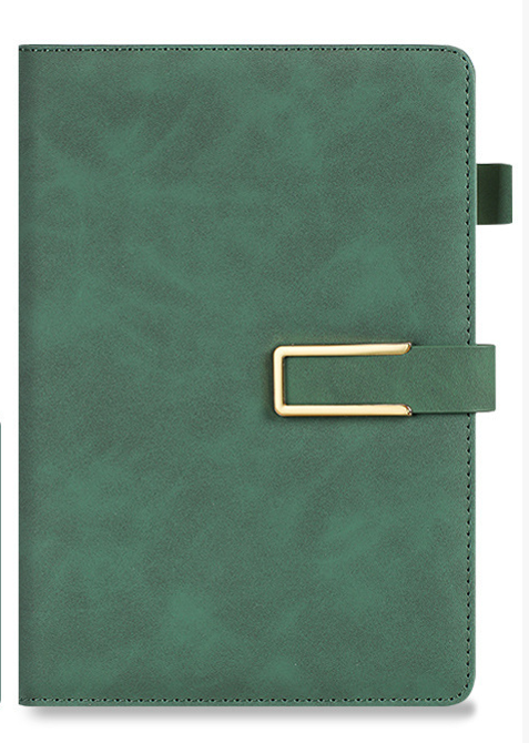 A5 dark green-sheep skin soft noodles-100 sheets-200 pages