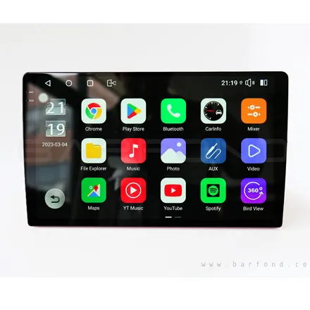 Qualcomm 6125 chip high end universal Car Android Radio Multimedia Player with 2K resolution QLED screen