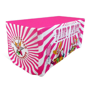 Custom Design Trade Show Table Cover Advertising Fitted Table Cloth With Your QR <strong>Code</strong> Printed Customized Table Cover - Product Image 6