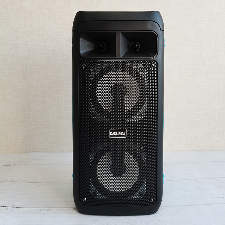 KAKUSIGA вечерние беспроводные колонки KSC-671 для дома KTV, двойной рупор, 3D объемный звук, портативная колонка для караоке с микрофоном
