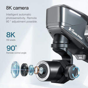 工厂批发价无人机带摄像头无人机8k专业Fpv无人机支持遥控器 - Product Image 3