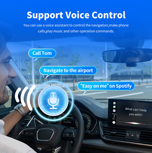 ב-מפתח מתאם carplay אלחוטי בסגנון u מפתח מתאם עם מכוניות 2016 + ו ios 10 + משחק אוטומטי קל