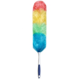 彩色PP电脑TPR舒适手掸子灵活静态魔术合成清洁羽毛掸子 - Product Image 1