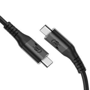 2025新产品0.5M 1M USB C至Type-C电缆40Gbps 240W快速充电USB 4.0电缆