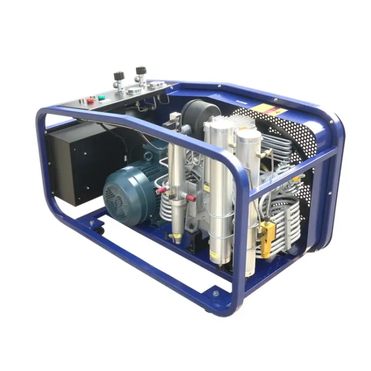 Compresor DE BUCEO DE 100L/min, 4500psi, 300bar, 30mpa, compresor de aire de alta presión para respiración manual