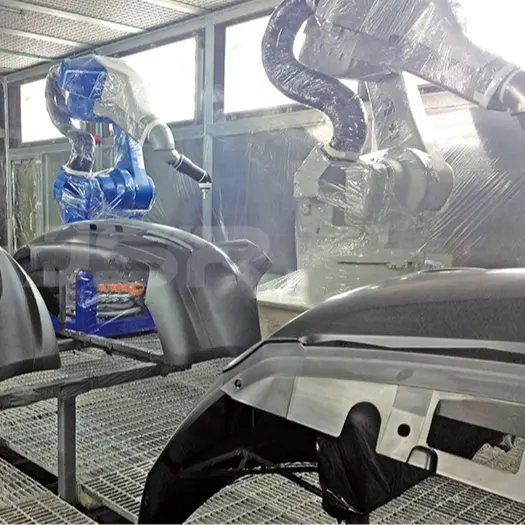 Industriële Automatische Verf Robot Met Meerdere Spuiten Coater Voor Het Schilderen Van Metalen Oppervlak