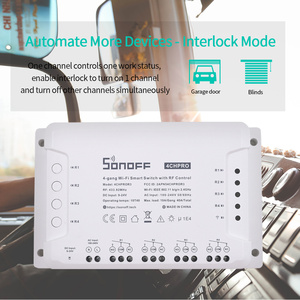 Sonoff 4CH Pro <strong>R3</strong> Smart Switch 4 Channels 433MHz 2.4G Wifi <strong>Remote</strong> Control Smart Automation Modules 90-250V AC(50/60Hz)/5-24V DC - Product Image 5