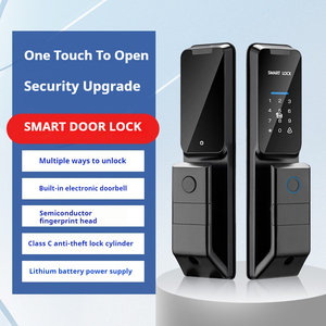 TUYA Wi-Fi Smart Türschloss mit Finger abdruck und Tastatur mehrere Passwort-<span class=keywords><strong>Code</strong></span> entsperren Smart Home Türschloss 12 Monate Standby