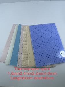 GAIA Veterinärs chienen Blau Niedrig thermoplast isches Bein oder Hals Hock Perforiert Einstellbares Modell K116g für Tiere - Product Image 3