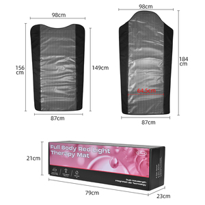Tốt Nhất Bán Phổ Neoprene Vải 660nm 850nm 1444 <span class=keywords><strong>LED</strong></span> Hạt Ánh Sáng Màu Đỏ Mat Điều Trị Chăn Đầy Đủ Cơ Thể Cho Nhà Sử Dụng - Product Image 4