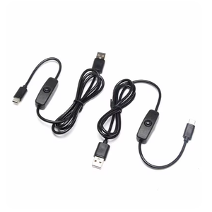 Raspberry PI 4B USB A tipi C arayüzü şarj kablosu için Switch 5V3A güç besleme kablosu ile C tipi elektronik cihazlar
