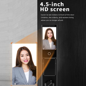 Alexa tempo reale citofono riconoscimento della vena del palmo Serrure Intelligente Tuya Wifi esterno anteriore Smart digitale serratura della porta con la macchina fotografica - Product Image 5