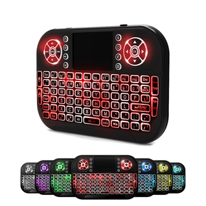 MRSVI-teclado inalámbrico A8 Mini, 2,4G, retroiluminación, Bluetooth, Air Mouse, Control remoto táctil para Smart TV Box, Touchpad PC - Product Image 1