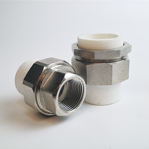 1/2 1/4 3/4プラスチックパイプ継手PPR & PVCHDPEユニオンパイプフィット - Product Image 5