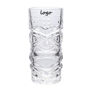 410ml hiện đại nhiệt đới Zombie rõ ràng phải đối mặt với Tiki Cocktail bia kính cốc cho bar nhà hàng bên quán rượu - Product Image 1
