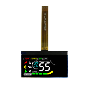 Display LCD a segmenti COG VA personalizzato Display LCD a segmenti stampati a colori LCD bianco su nero - Product Image 2