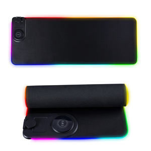 Ultra pürüzsüz yüzey büyük RGB oyun Mousepad kablosuz şarj sümen stokta telefon tutucu ev ofis kauçuk Mousepad ile! - Product Image 2