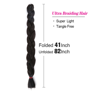 Bán Sỉ Tóc Nối Bện Jumbo Siêu Dài 82 Inch Kiểu Châu Phi Biểu Hiện 82 Inch Nhật Bản 100% Kanekalon - Product Image 4