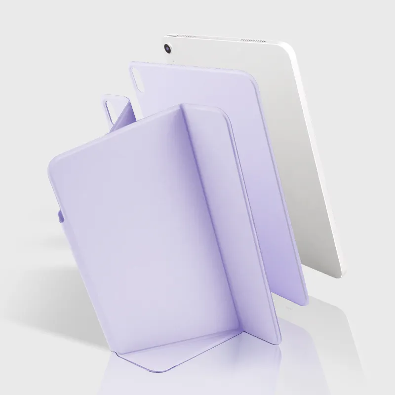 3 가지 사용 모드를 위한 마그네틱 스탠드가 있는 슬림 보호 벤드 방지 커버 지원 무선 iPad 연필 충전 케이스