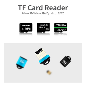 Mini lectores de tarjetas USB2.0 de alta velocidad, lector de tarjetas de memoria para lectores Micro SD Crad para PC, cámara portátil - Product Image 3