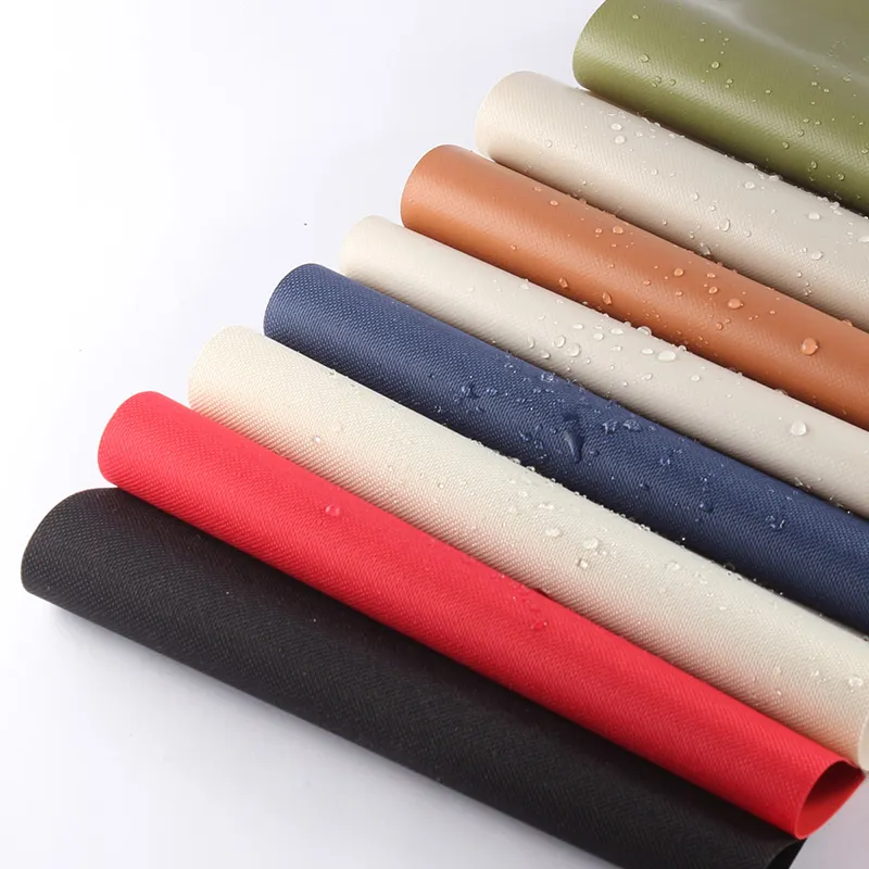 Free Sample Tear Resistance PVC PU Coated Polyester Waterproof 600D Oxford Fabric Polyester Spandex Fabric
