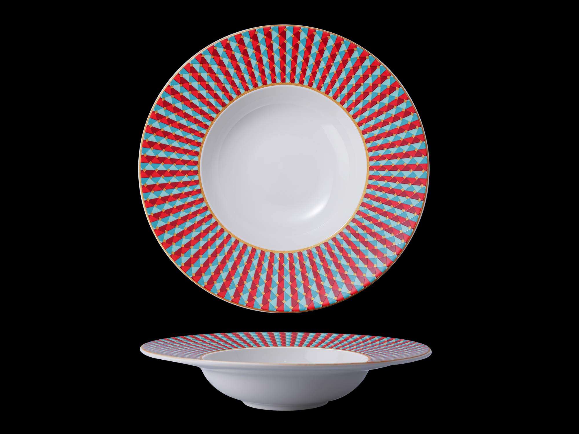 Assiette à pâtes de 10 pouces