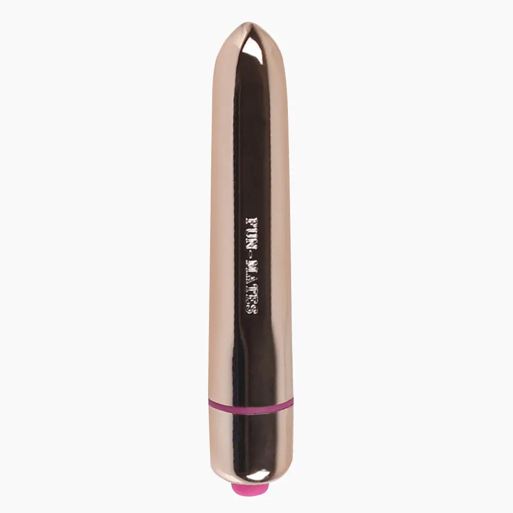 Gute Qualität Battery Bullet Vibrator mit abgewinkelter Spitze für präzise Klitoris stimulation Lippenstift Vibe mit 10 Vibrations modi