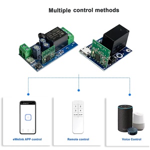 EWelink Smart WiFi QIACHIP Relais Smart Switch DC 5V 12V 24V 48V Wireless Remote Control 1-Wege-Heim-Sprachsteuerung
