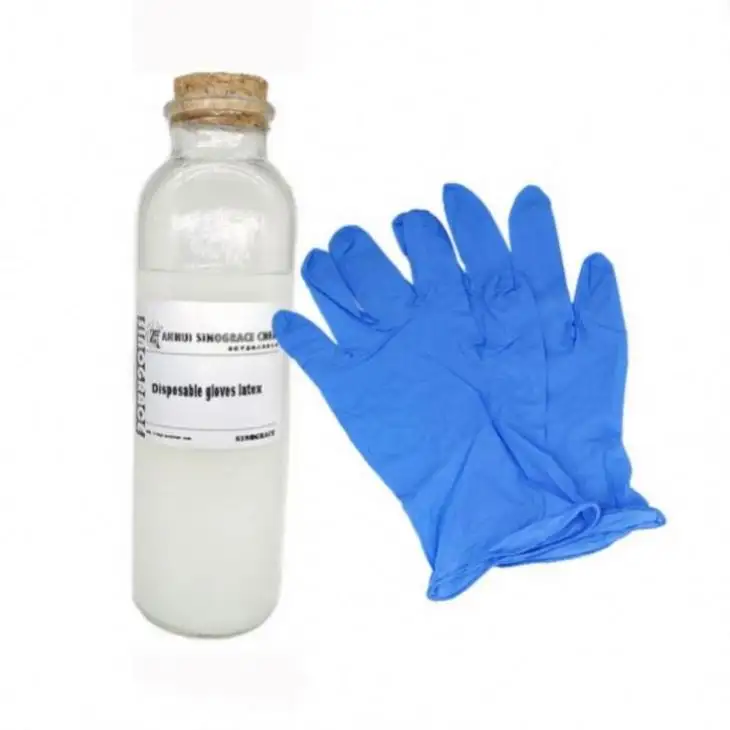 Модифицированные полиуретановые жидкие Сменные резиновые перчатки Зеленый нитрил акрилонитрил-бутадиен полимер