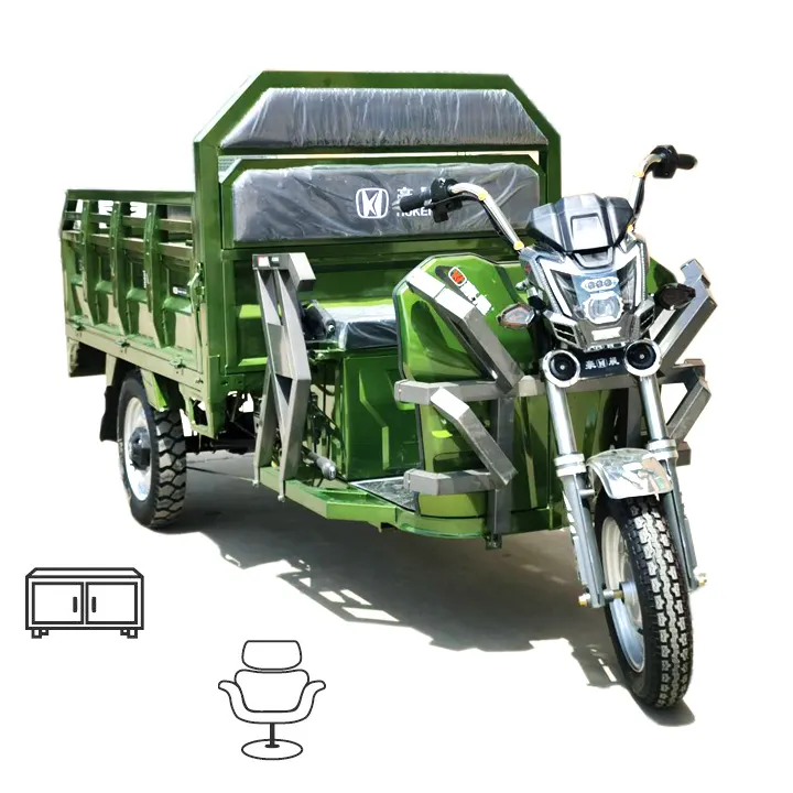 Hot Sale Express Cargo 3 Wheel Enclosed electric Tricycle And delivery motorcycles with box