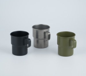 300ml Stainless Steel Drinkware <strong>Cup</strong> with Various Color to be Cooked on <strong>Open</strong> Fire - Product Image 2