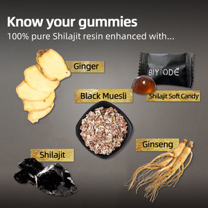 علامة خاصة منخفضة موك ملفوفة بشكل فردي لبان شيلاجيت مع زيت بذور سوداء ذهب لبان شيلاجيت هيمالايا لتعزيز الطاقة - Product Image 3