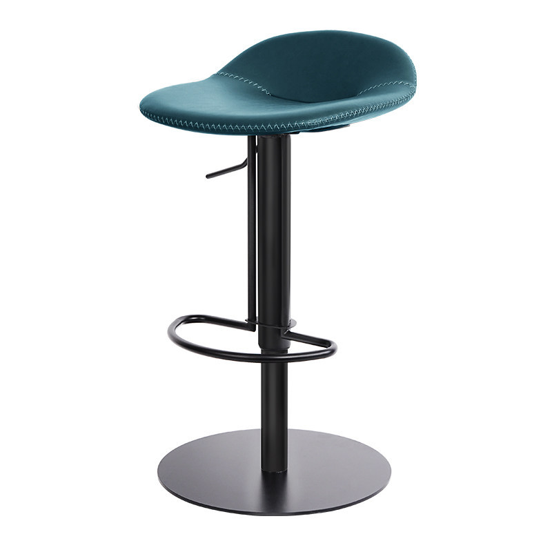 Dark blue-black carbon steel feet with column base