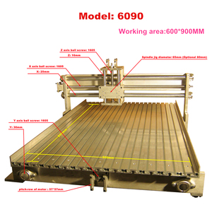 数控刳刨机套件机床框架6090木工雕刻铣床数控刳刨机框架 - Product Image 3
