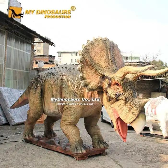 Z MY DINO AD-145สวนสนุกไดโนเสาร์ไตรรงค์ Animatronic ผู้ส่งออก