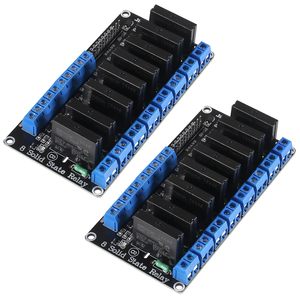 5V 8 canale 2A modulo relè a stato solido ad alto livello Trigger Mini durevole fai da te relè con fusibile (5V 8 canale) - Product Image 4