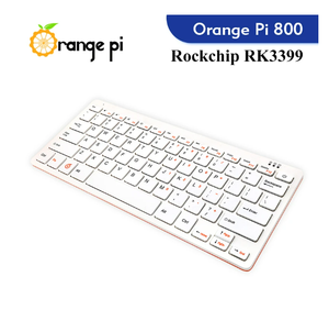 Orange Pi 800-ordenador con teclado, 4GB de RAM, Rockchip RK3399, 64GB, EMMC, 4K, HD, 64 bits, 1,8 GHz, Mini PC, WIFI, portátil, Personal