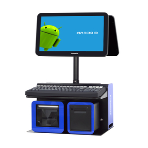 Moderno puede integrar escáner de código Qr Android Pos dispositivo Pc escritorio verdadero sistema Pos de pantalla táctil plana con impresora integrada de 80Mm/ - Product Image 2